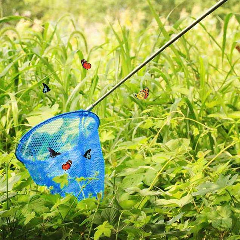 TSYAN Kids Telescopic Butterfly Fishing Nets for Kids Catching Insect Net Outdoor Tools for Catching Bugs Fish Insect Ladybird, Extendable 34 Inches and Anti Slip Grip - Image 5